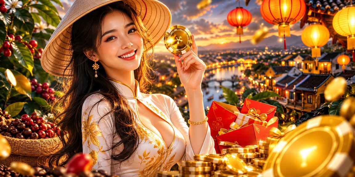 Người chơi tại Hội An nhận thưởng và thực hiện thanh toán qua điện thoại